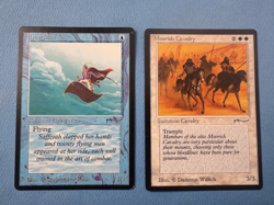 MTG Arabian Nights Edition, Flying Men and Moorish Cavalry! 1993 Vintage Magic! - Image 1
