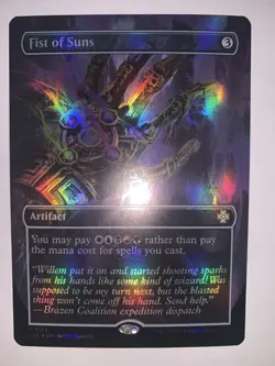 Fist of Suns (Borderless) Commander: the Lost Caverns of Ixalan Foil - Image 1