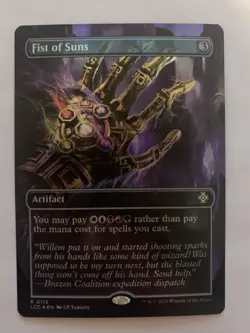 Fist of Suns (Borderless) Commander: the Lost Caverns of Ixalan Foil - Image 2