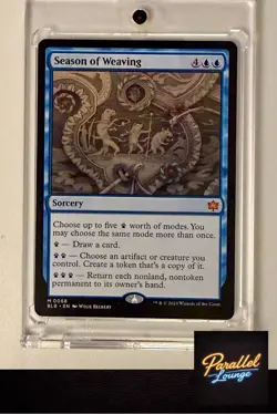 Season of Weaving MYTHIC Enchantment #68 Bloomburrow BLB Magic the Gathering MTG - Image 1