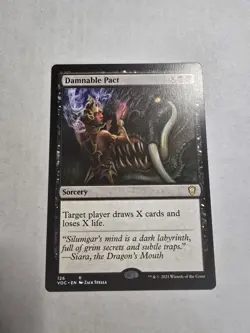 Damnable Pact Commander: Innistrad: Crimson Vow Regular - Image 1