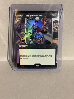 MTG Behold the Sinister Six! (Borderless) Marvel's Spider-Man Foil - Image 1