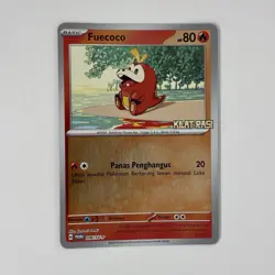 2x Fuecoco Promo Good Day & Surging Sparks NM Pokemon TCG Indonesia Special - Image 2