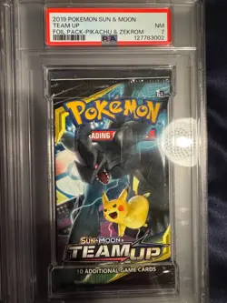 Pokemon Team Up Booster Pack Art Set PSA Sequential Grades - Image 2