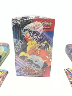 Pokemon TCG: S&V Destined Rivals Factory Sealed Booster Box & 2 Mini Tin Cans - Image 4