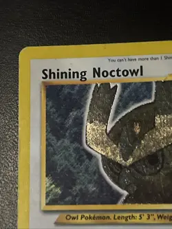 🔥Vintage 2002 Shining Noctowl 110/105 Neo Destiny Holo Secret Rare Pokemon Card - Image 2