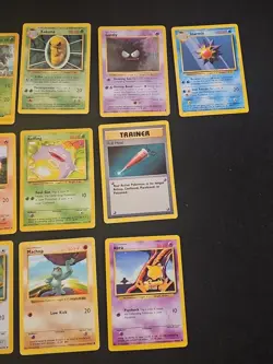 Pokemon TCG Early Sets Lot Of 16 Cards MP To HP and Some Damaged Cards - Image 3