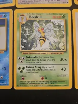 Pokemon TCG Early Sets Lot Of 16 Cards MP To HP and Some Damaged Cards - Image 5