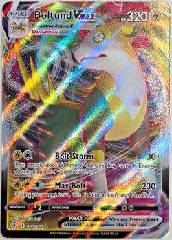 Boltund VMAX 104/264- Fusion Strike Holo Ultra Rare TCG Pokemon TCG - Image 1