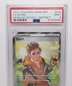 PSA 9 SPARK Full Art #SWSH226 Sword & Shield Black Star Promo 2022 Pokemon Card - Image 4