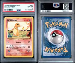 Charmander - Pokemon 1999 - 046/102 - Base Set - Regular - PSA 8 - Image 3