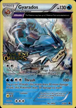 Pokemon XY: Ancient Origins Prerelease Promo Gyarados XY60 - Near Mint (NM) - Image 1