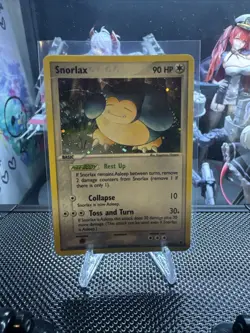 Pokemon TCG Snorlax 15/112 FireRed & LeafGreen Reverse Holo - Image 1