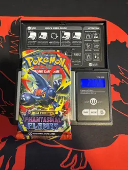 22.55g HEAVY - Pokemon TCG M&E - Phantasmal Flames - Booster Pack! Possible GOD - Image 1