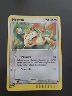 Meowth 013 Holo Rare - Pokemon 2003 E-Series Nintendo Promo - NM/LP - Image 1