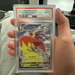 2022 POKEMON SWORD & SHIELD SILVER TEMPEST #TG15 FULL ART/BLAZIKEN VMAX PSA 10 - Image 1