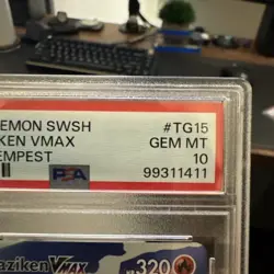 2022 POKEMON SWORD & SHIELD SILVER TEMPEST #TG15 FULL ART/BLAZIKEN VMAX PSA 10 - Image 4