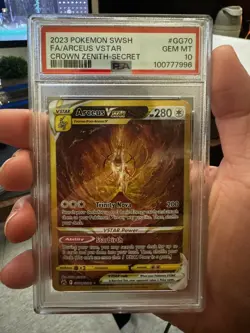 2023 POKEMON SWORD & SHIELD CROWN ZENITH SECRET FULL ART/ARCEUS VSTAR PSA 10 - Image 1