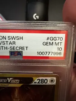 2023 POKEMON SWORD & SHIELD CROWN ZENITH SECRET FULL ART/ARCEUS VSTAR PSA 10 - Image 4
