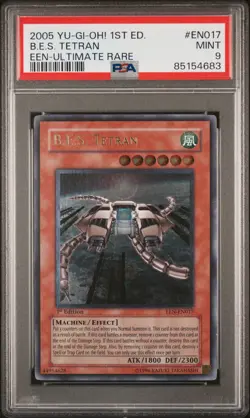 B.e.s. Tetran EEN-EN017 Ultimate Rare 1st Edition Yugioh PSA 9 *683 - Image 1