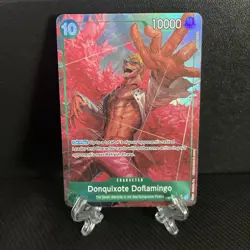 One Piece Donquixote Doflamingo OP04-031 SR ALT ART - PRB-01 - English - Image 1