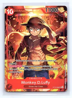 Monkey.D.Luffy (Treasure Booster Set) One Piece Promotion Cards #ST10-006 * hl - Image 1