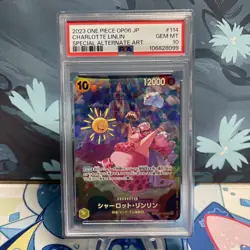 One Piece Charlotte Linlin | OP03-114 | Japanese | SR SP | PSA 10 - Image 1