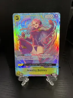 Jewelry Bonney Parallel Foil OP08-105 SR One Piece TCG Two Legends English NM - Image 1