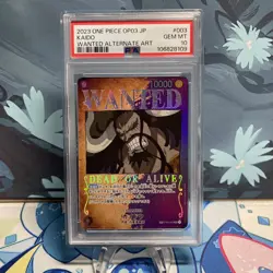 One Piece Kaido | ST04-003 | Japanese | SR SP Wanted Poster | PSA 10 - Image 1