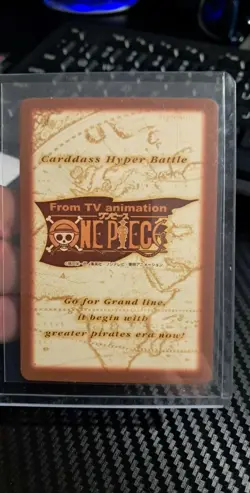 BANDAI One Piece Hyper Battle LUFFY SCARCE S102 EARLY CARD 1ST TCG CCG VINTAGE - Image 2