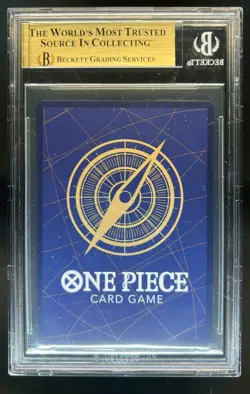 2025 One Piece Promos Monkey.D.Luffy 3rd Anniversary Prize SR #ST01-012 BGS 10 - Image 2