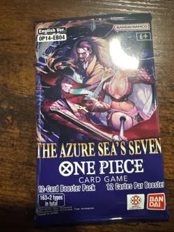 Lot of 9 OP14-EB04 The Azure Sea’s Sea One Piece TCG English Booster Packs - Image 2