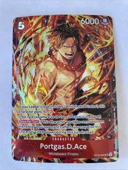 Portgas.D.Ace (Illustration Box Vol.5) ST15-005 One Piece Promotion Cards Foil - Image 1