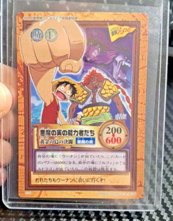 BANDAI One Piece Hyper Battle LUFFY Spring Toei Anime Fair PROMO EARLY VINTAGE - Image 1