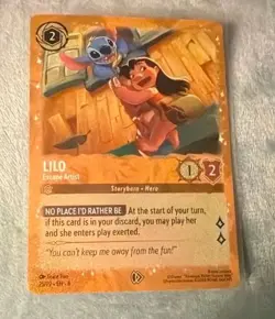Disney Lorcana Promo Cards #25 Lilo Mint - Image 1