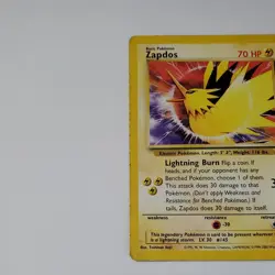 Pokemon TCG Zapdos 23/53 WOTC Black Star Promo Card, Vintage - Image 2
