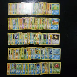 WOTC Pokemon Base Set Card Lot 100+ LP-HP Vintage • Actual Cards Shown - Image 1