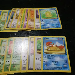 WOTC Pokemon Base Set Card Lot 100+ LP-HP Vintage • Actual Cards Shown - Image 3