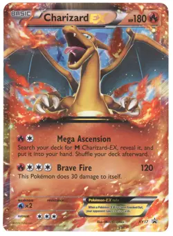 2014 Pokemon XY Black Star Promos Charizard EX (Jumbo Card) #XY17 - Image 1