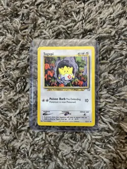 Togepi 51/111 1st Edition Neo Genesis Set WOTC Vintage Pokemon Card 2000 NM - Image 1