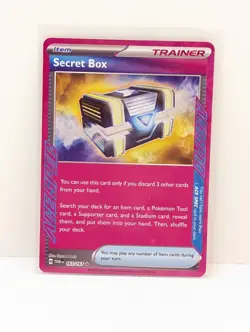 2024 Secret Box Holo Rare Pokemon Card 163/167-Twilight Masquerade - Image 1