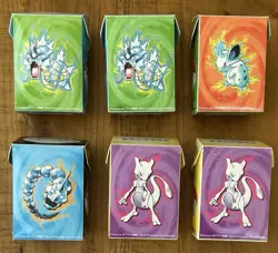 6 Pokemon Trading Card Game Deck Boxes Lot Empty Boxes - Image 2