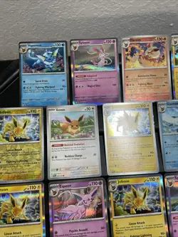 (30) EEVEE CARDS LOT VTG GLACEON LEAFEON ESPEON JOLTEON EVOLUTION Tons Holos - Image 5