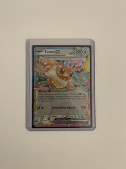Pokemon Eevee ex Tera Double Rare Holo Sv: Prismatic Evolutions 075/131 Card - Image 2