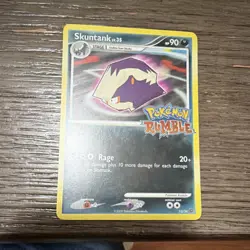 Pokemon Rumble Cherrim 2/16 & Skuntank 13/16 Stage 1 Card Lot - 2 Cards, 2009 - Image 3