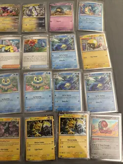 Pokemon 24 Card Lot nm Cosmos Holo PAL SVI OBF MEW TEF - Image 3