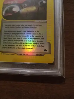 Pokemon Card Mystery Zone #137 Uncommon Skyridge Reverse Foil PSA 9 Vintage - Image 4