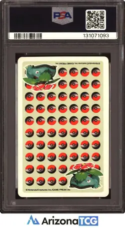 Pokemon 1998 Caterpie Jack Of Hearts Stadium Green Playing Card Japanese PSA 9 - Image 2