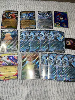 Pokemon TCG Jumbo Card Lot of 14 English Oversize Cards + Stickers - Image 1