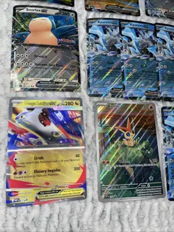 Pokemon TCG Jumbo Card Lot of 14 English Oversize Cards + Stickers - Image 2